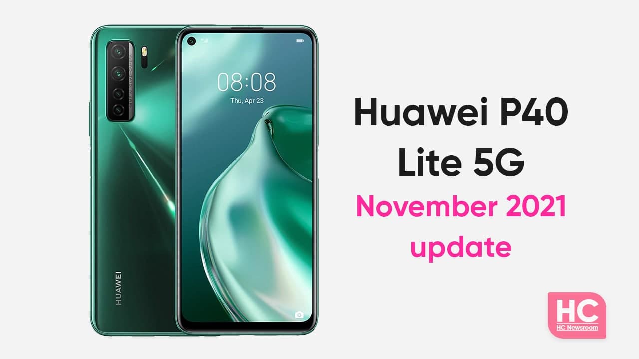 Huawei P40 Lite 5G november 2021 EMUI update