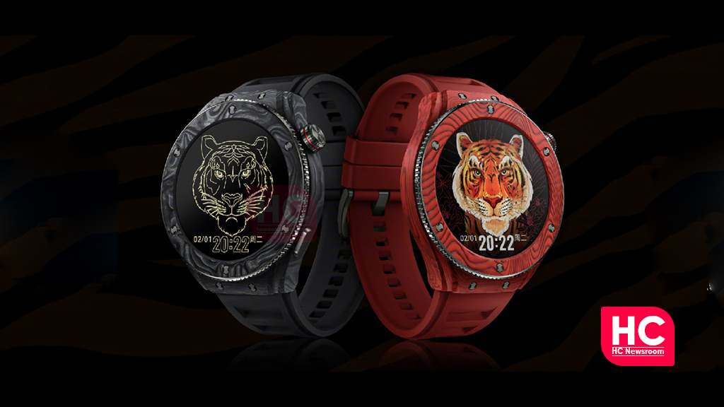 Frail على نطاق واسع كف  Huawei Watch GT 2022 launched with Year of the Tiger design theme - Huawei  Central