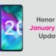 Honor 20 January 2022 update