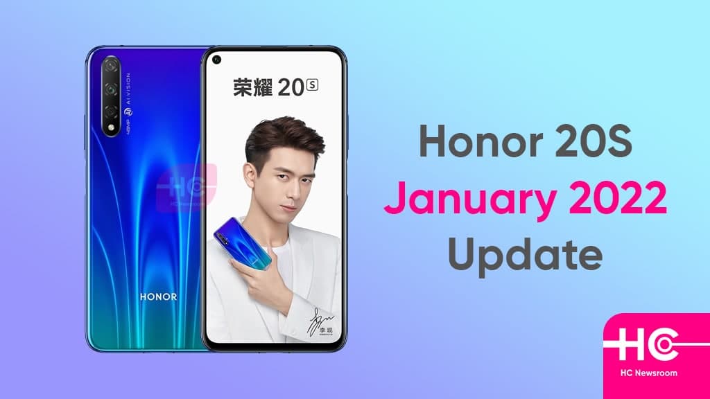 Honor 20S January 2022 update