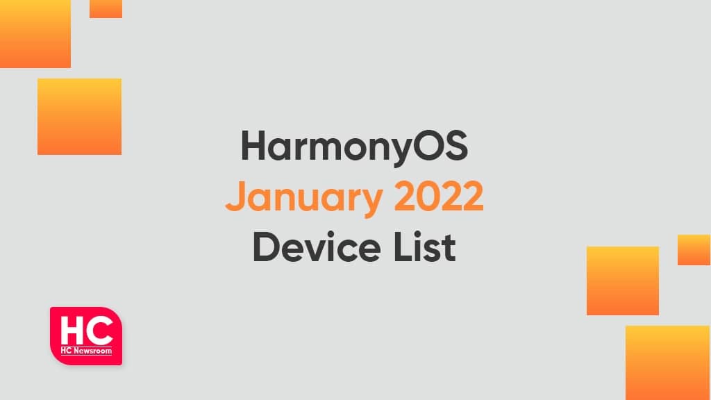 HarmonyOS January 2022 Huawei devices