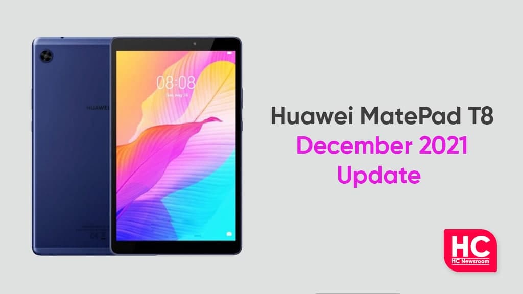 Huawei MatePad T8 December 2021 update