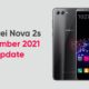 Huawei Nova 2s December 2021 update