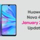 Huawei Nova 4e January 2022 update
