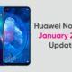 Huawei Nova 5z January 2022 update