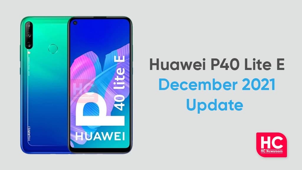 Huawei P40 Lite E December 2021 update