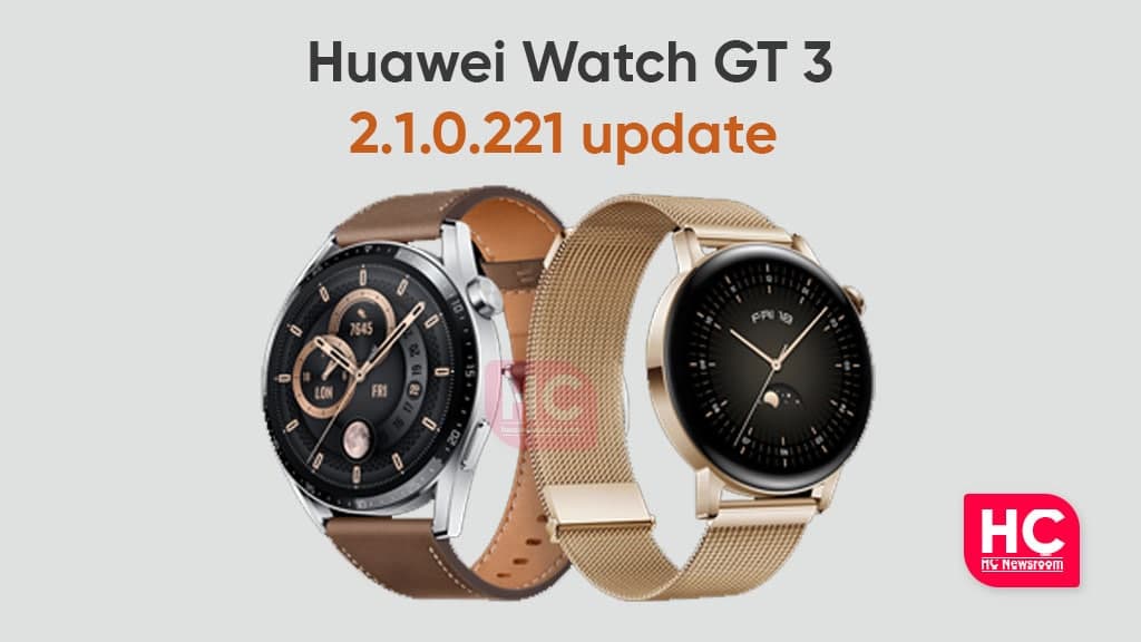 Huawei Watch GT 3 2.1.0.221 update