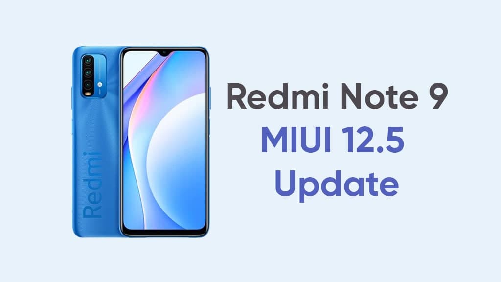 Redmi Note 9 MIUI 12.5