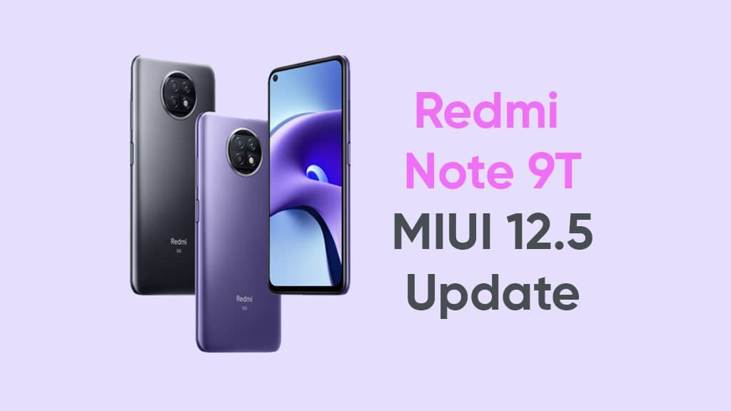 Redmi Note 9T MIUI 12.5