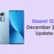 Xiaomi 12X December 2021 Update