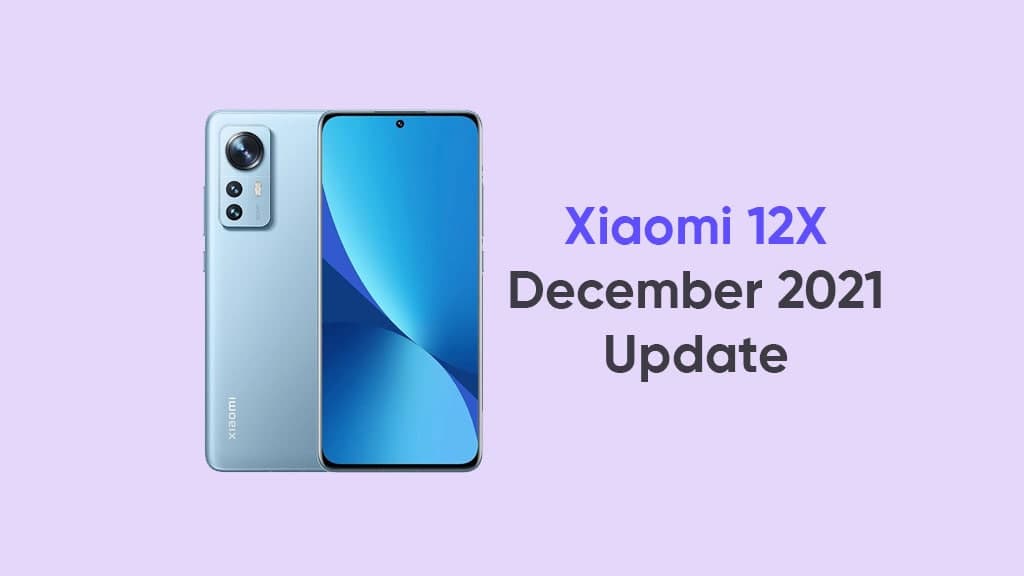 Xiaomi 12X December 2021 Update