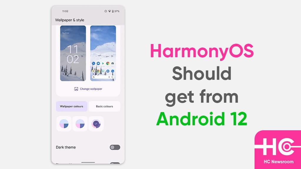 Huawei HarmonyOS needs this feature from Android 12 - HC Newsroom