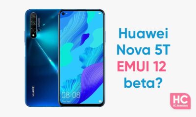 Huawei nova 5T EMUI 12 Beta?
