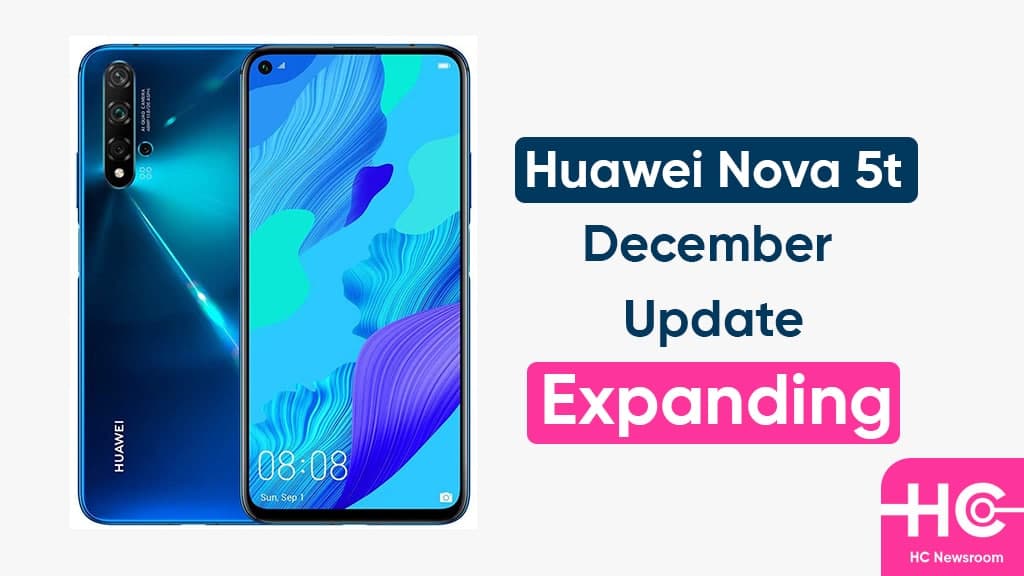 Huawei Nova 5T December 2021 update expanding
