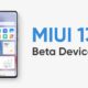 Xiaomi MIUI 13 beta devices