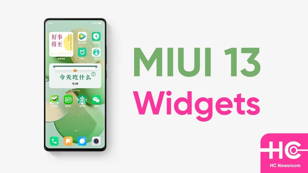 Xiaomi MIUI 13 widgets