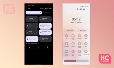 One UI 4.0 vs Android 12 Quick Settings