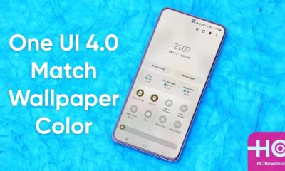 Samsung One UI 4.0 android 12 color