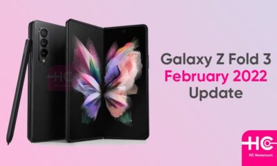Samsung Galaxy Z Fold 3 February 2022 update