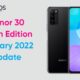 Honor 30 January 2022 update