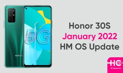 Honor 30S January 2022 update