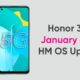 Honor 30S January 2022 update