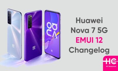 Huawei Nova 7 EMUI 12 beta changelog