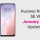 Huawei Nova 7 SE January 2022 update