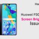 Huawei P30 screen brightness