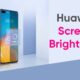 Huawei phone brightness