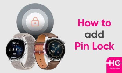 Huawei smartwatch pin lock