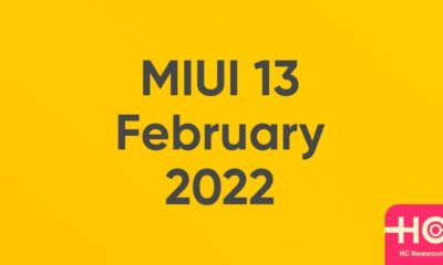 MIUI 13 Android 12 February 2022
