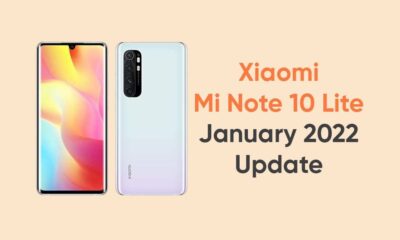 Mi Note 10 Lite January 2022 security update