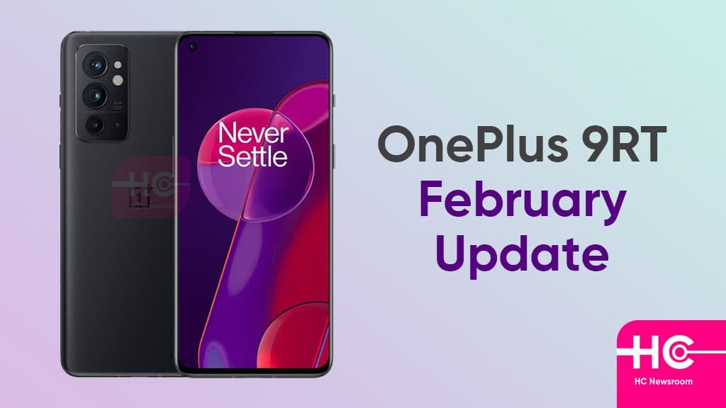 OnePlus 9RT February 2022 update