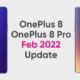 OnePlus 8 February 2022 update