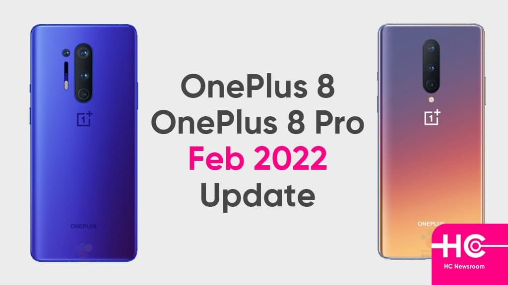 OnePlus 8 February 2022 update
