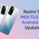 Android 12 based MIUI 13.0.1.0 update Redmi 10