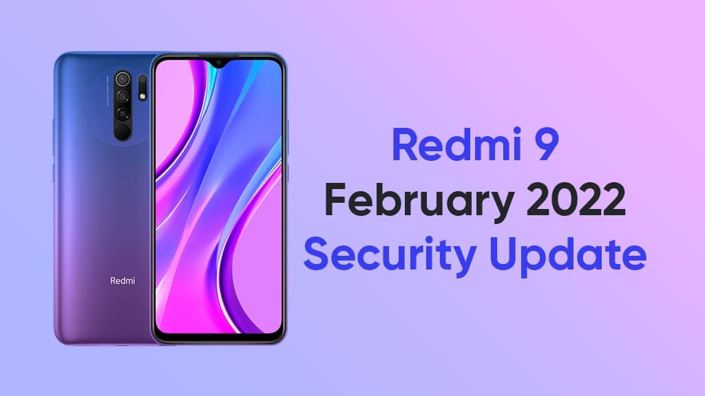 Redmi 9 February 2022 MIUI update