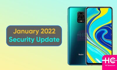 Redmi Note 9S January 2022 update
