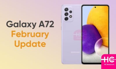 Samsung Galaxy A72 February 2022 update