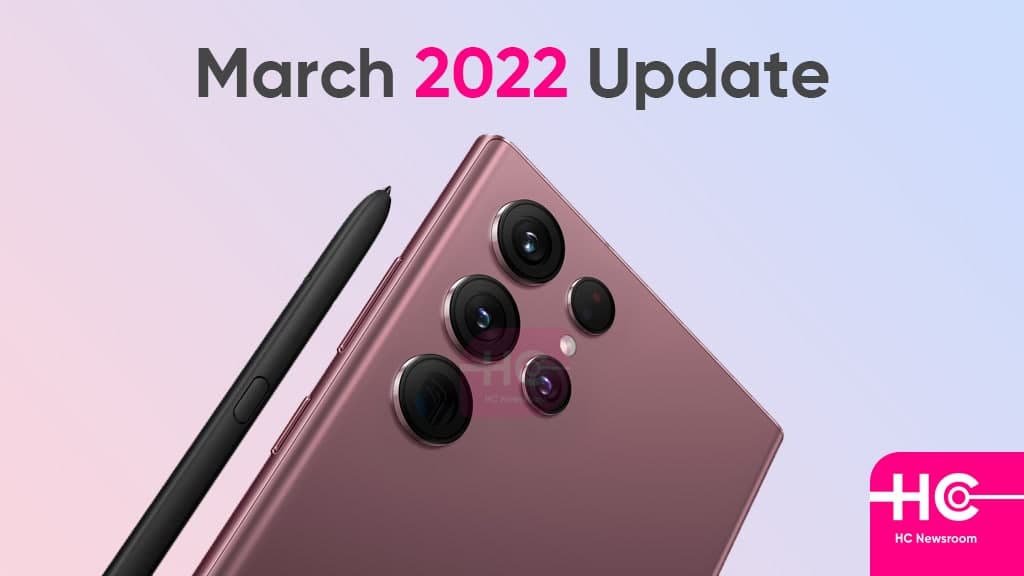 Samsung Galaxy S22 March 2022 update