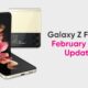 Samsung Galaxy Z Flip February 2022 update