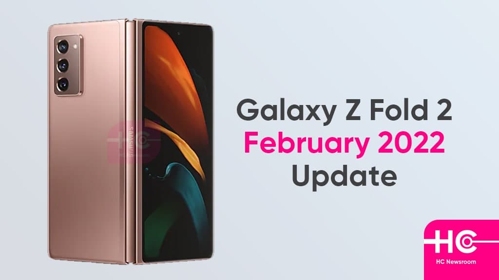 Samsung Galaxy Z fold 2 February 2022 update