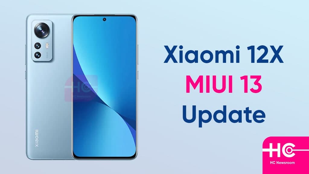 Xiaomi 12X MIUI 13 update