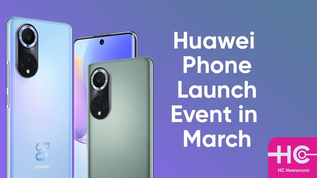 huawei smartphone launch march