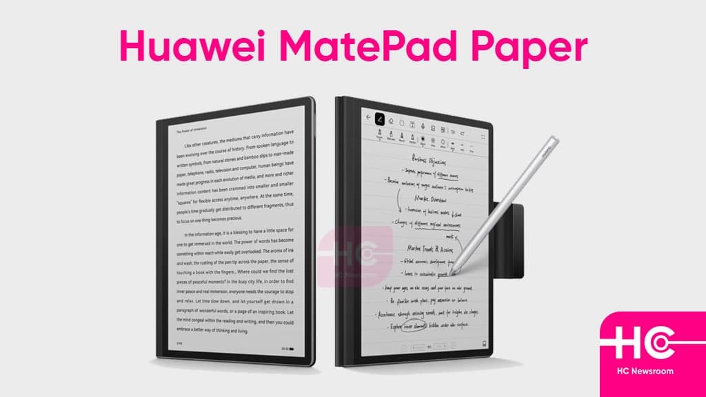 huawei matepad paper launched