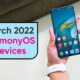 March 2022 HarmonyOS devices