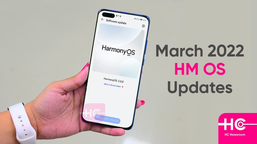 HarmonyOS March 2022 updates