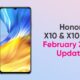 Honor X10 February 2022 update