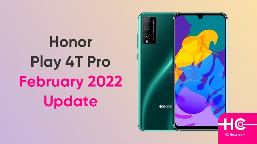 Honor Play 4T February 2022 update